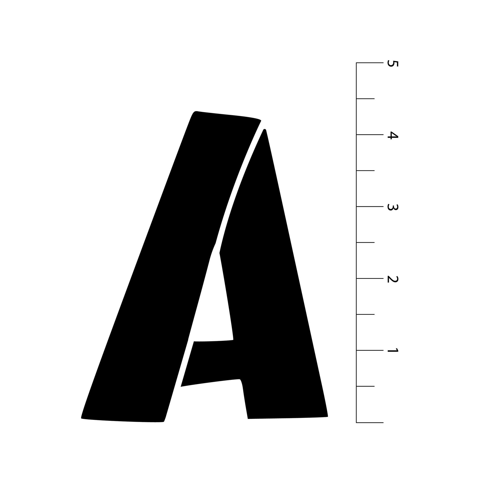 4" Modern Alphabet Stencils by Craft Smart®